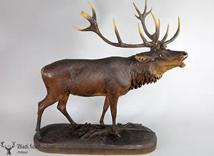Black forest carved deer Stag