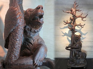 Black Forest carved  Bear Hallstand