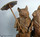 Black forest carving fox and rabbit